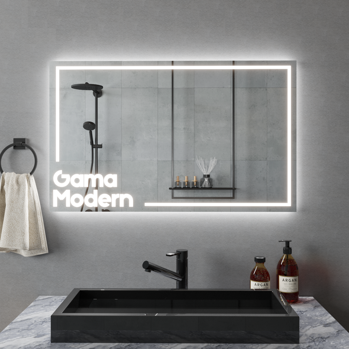 Oglindă personalizată cu LED