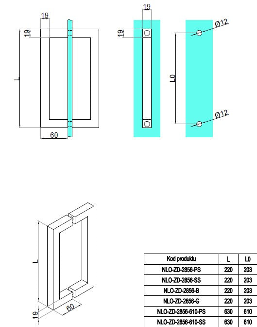 Mâner duș NLO-ZD-2856