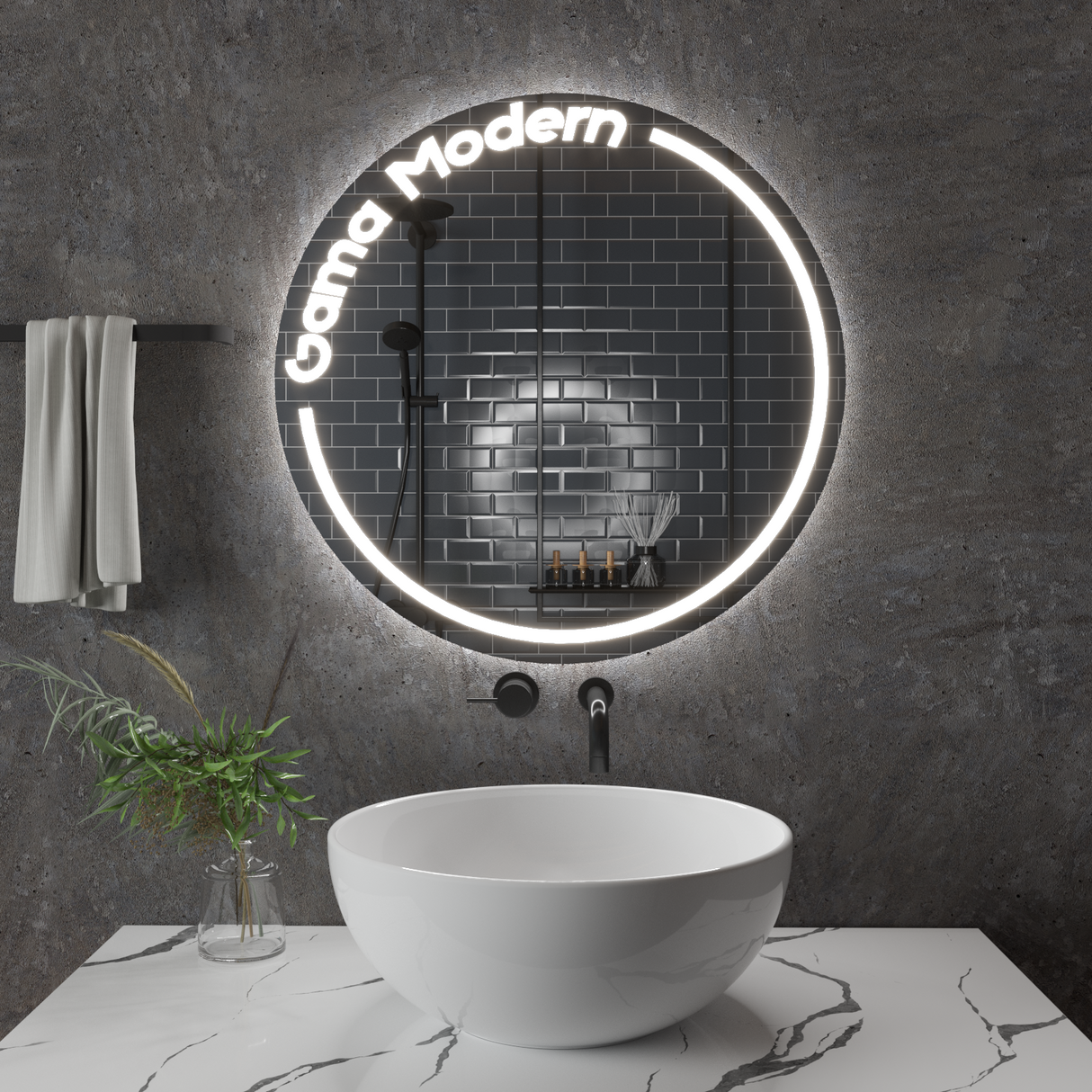 Oglindă personalizată cu LED