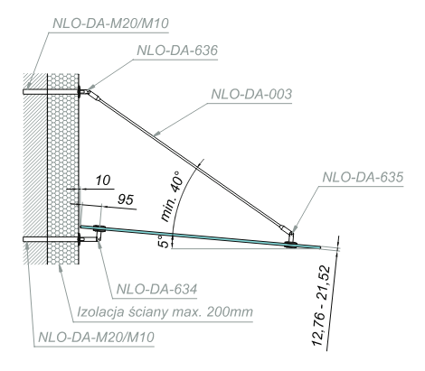 Conector cu tijă NLO-DA-634