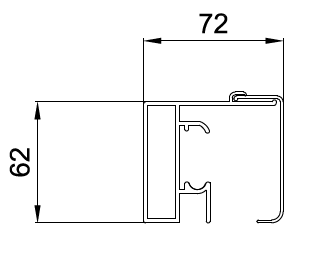 Sistem duș glisant S002 NLO-DP02-S002-2000