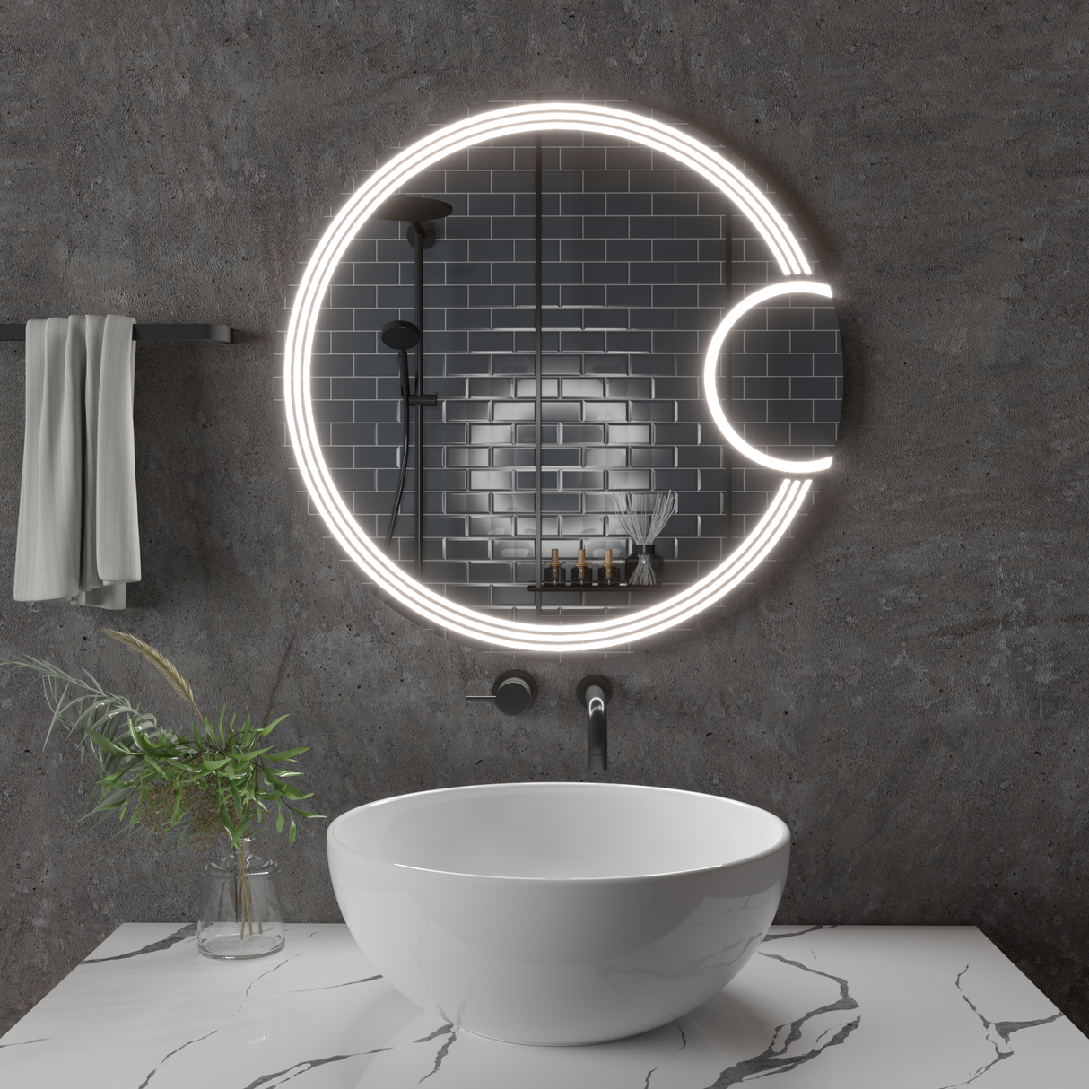 Oglindă rotundă Z001