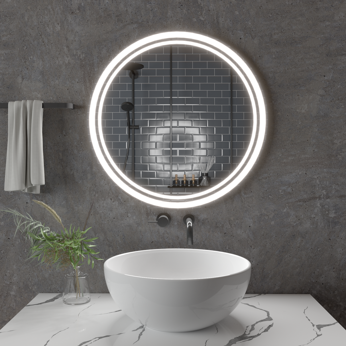 Oglindă rotundă Lună Z000