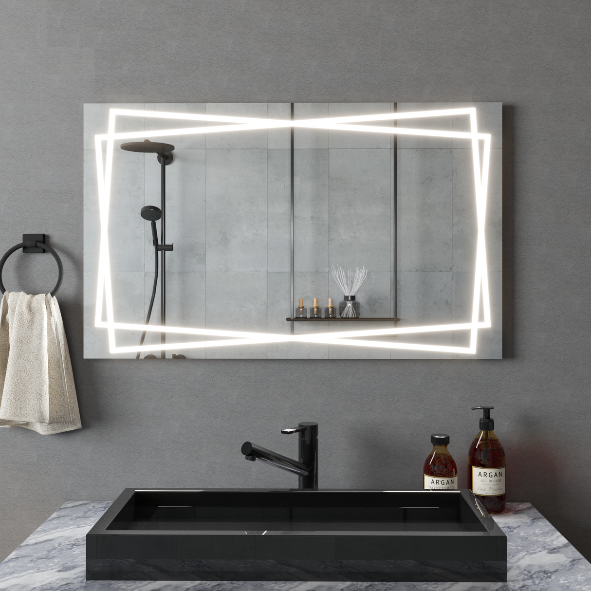 Oglindă dreptunghiulară Z007