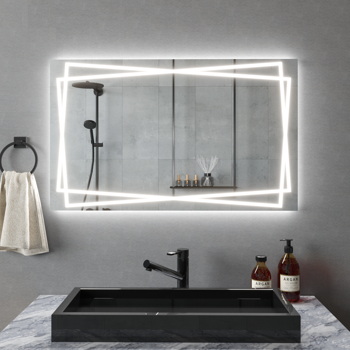 Oglindă dreptunghiulară Z007