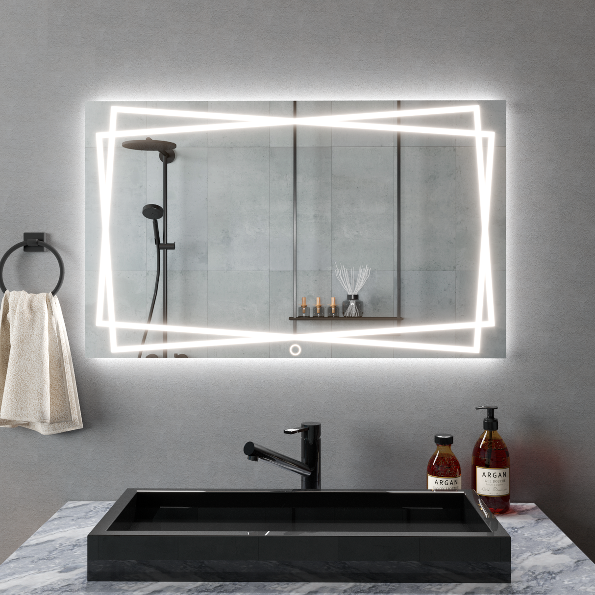 Oglindă dreptunghiulară Z007