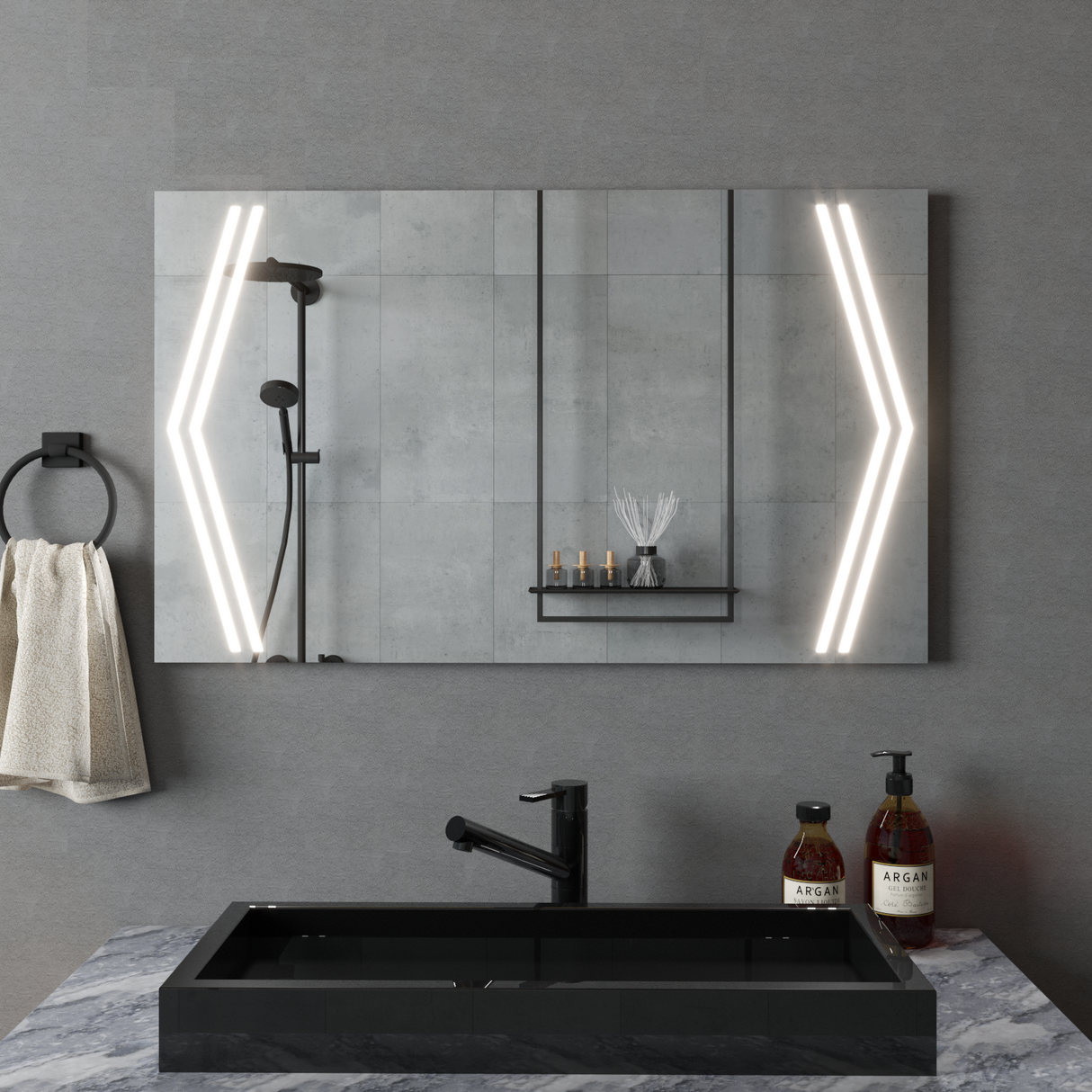 Oglindă dreptunghiulară Z006