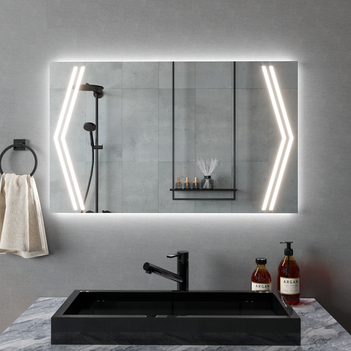 Oglindă dreptunghiulară Z006