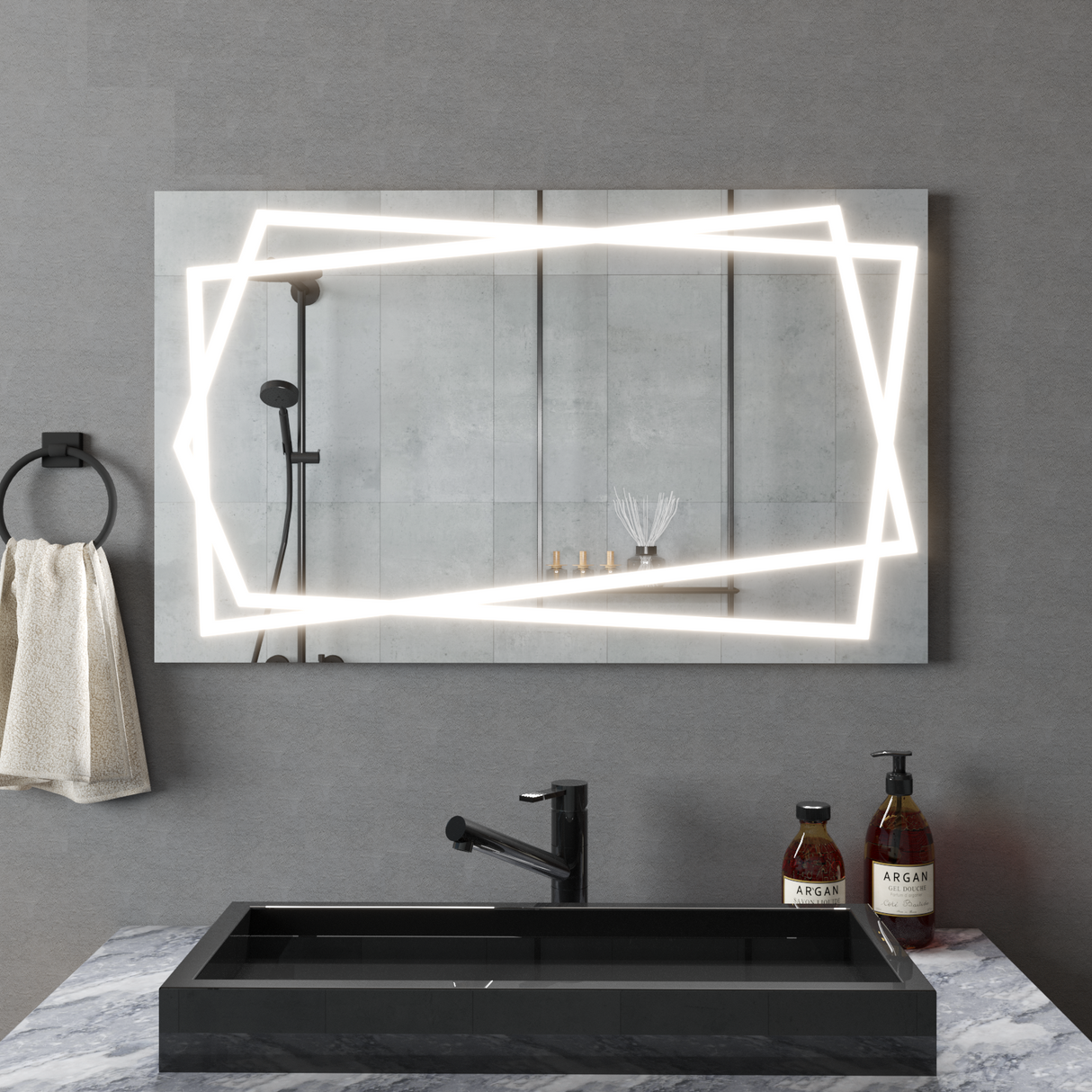 Oglindă dreptunghiulară Z005