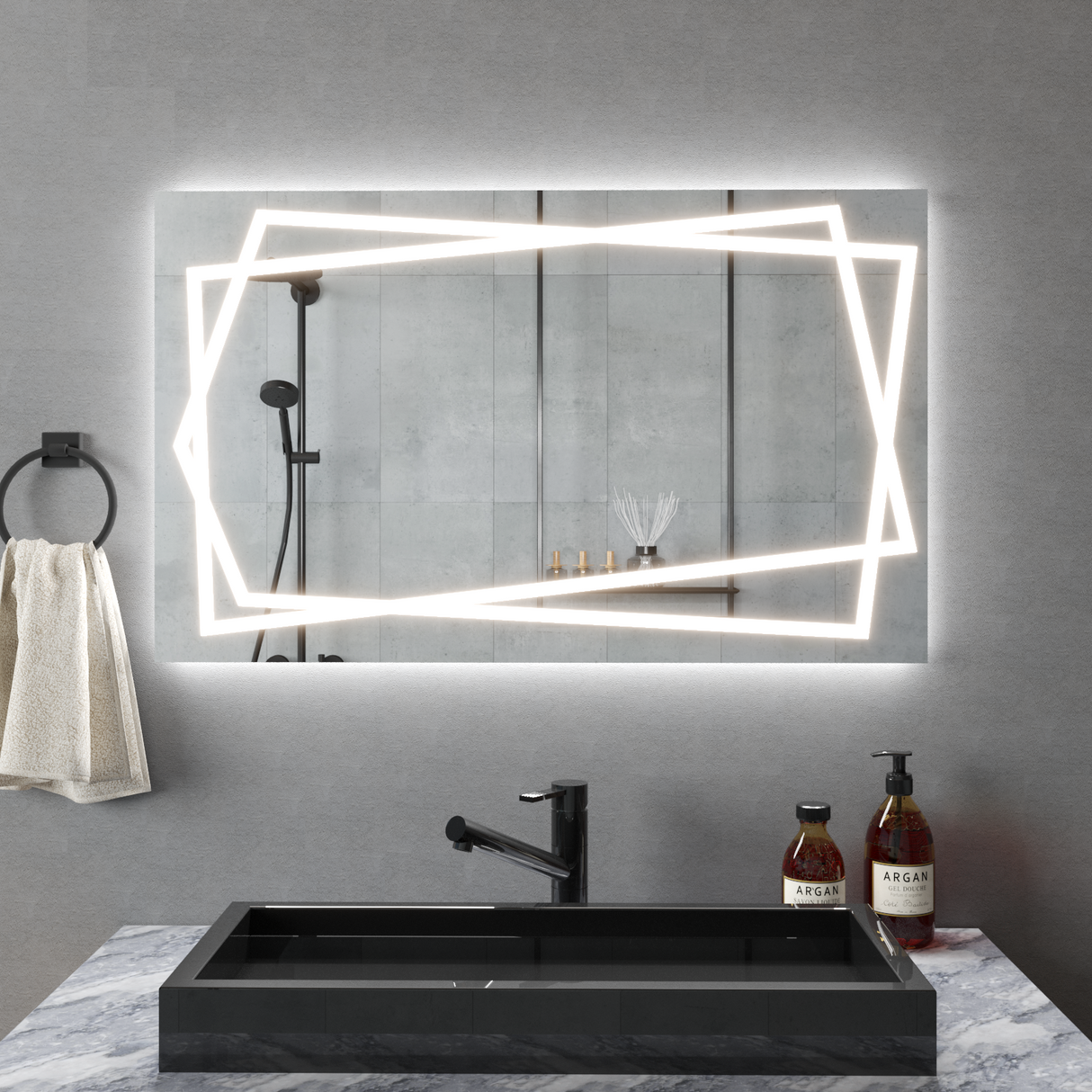 Oglindă dreptunghiulară Z005