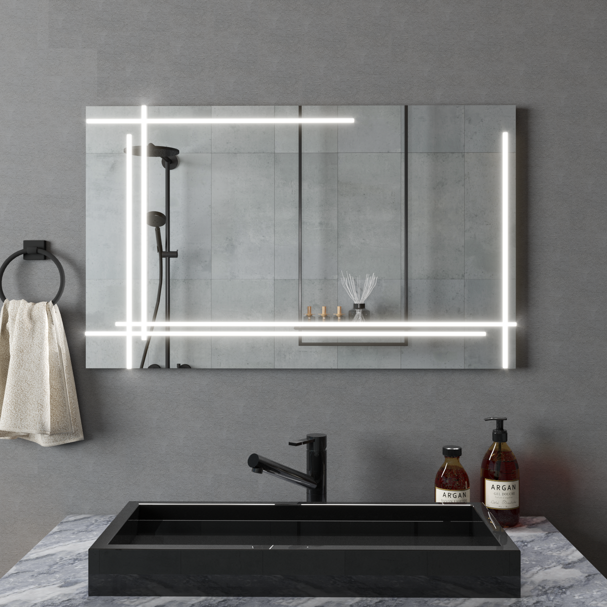 Oglindă dreptunghiulară Z004