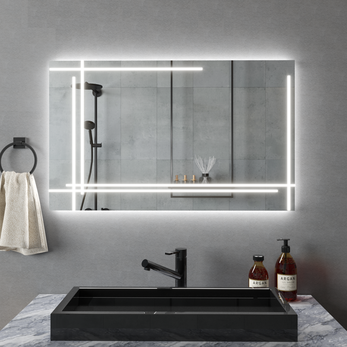 Oglindă dreptunghiulară Z004