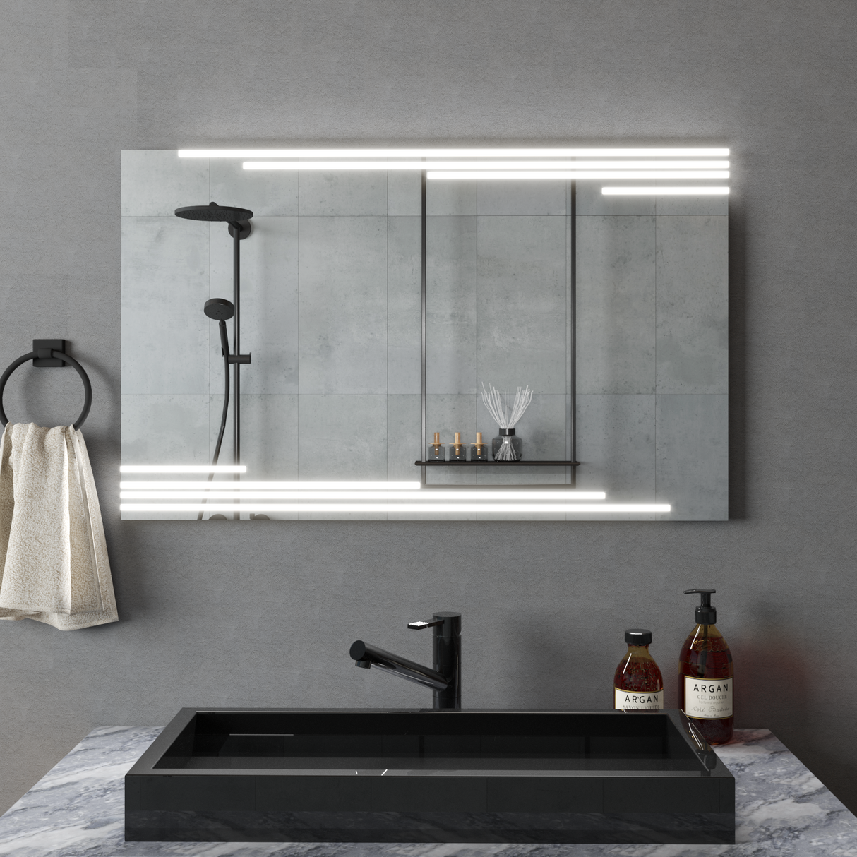 Oglindă dreptunghiulară Z003