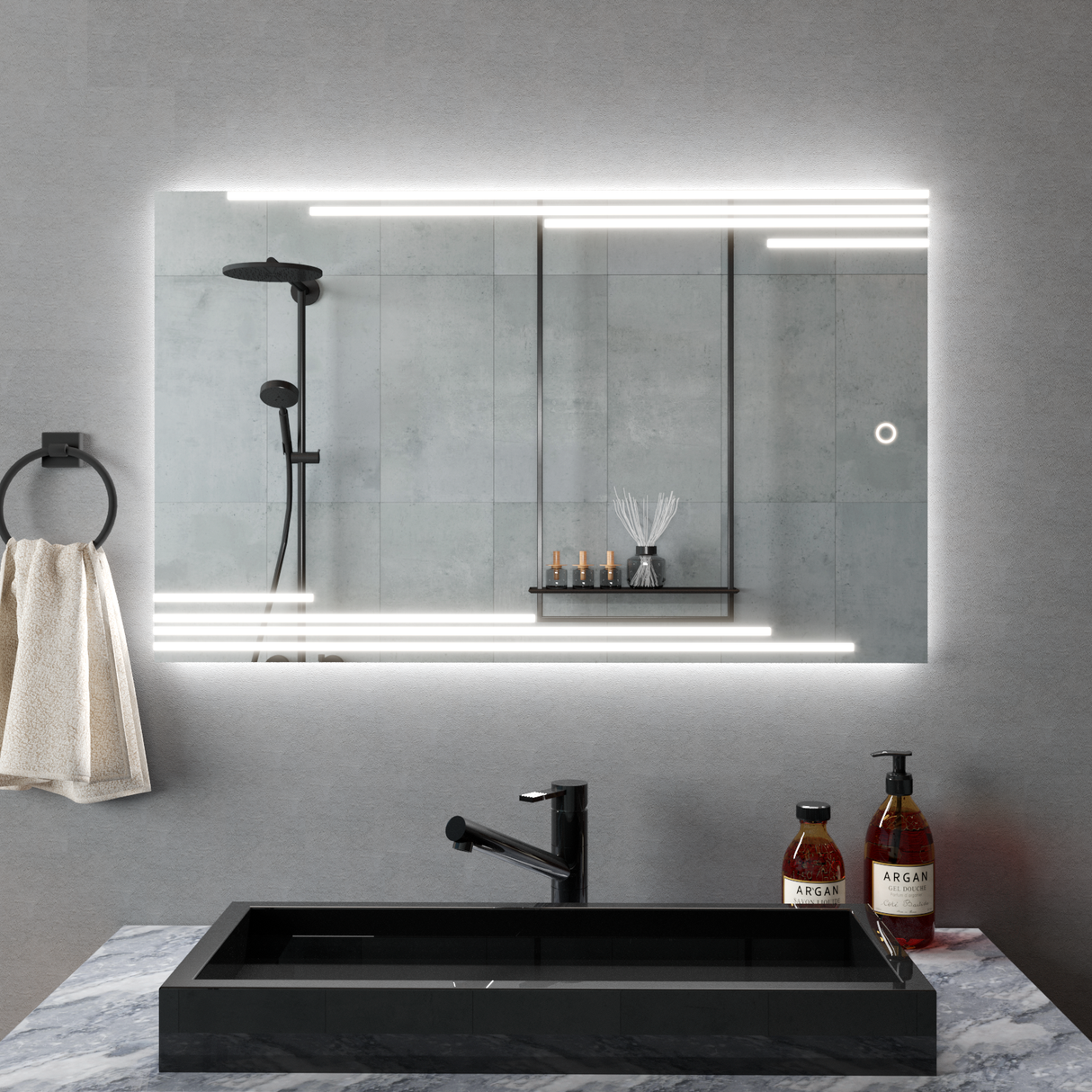 Oglindă dreptunghiulară Z003