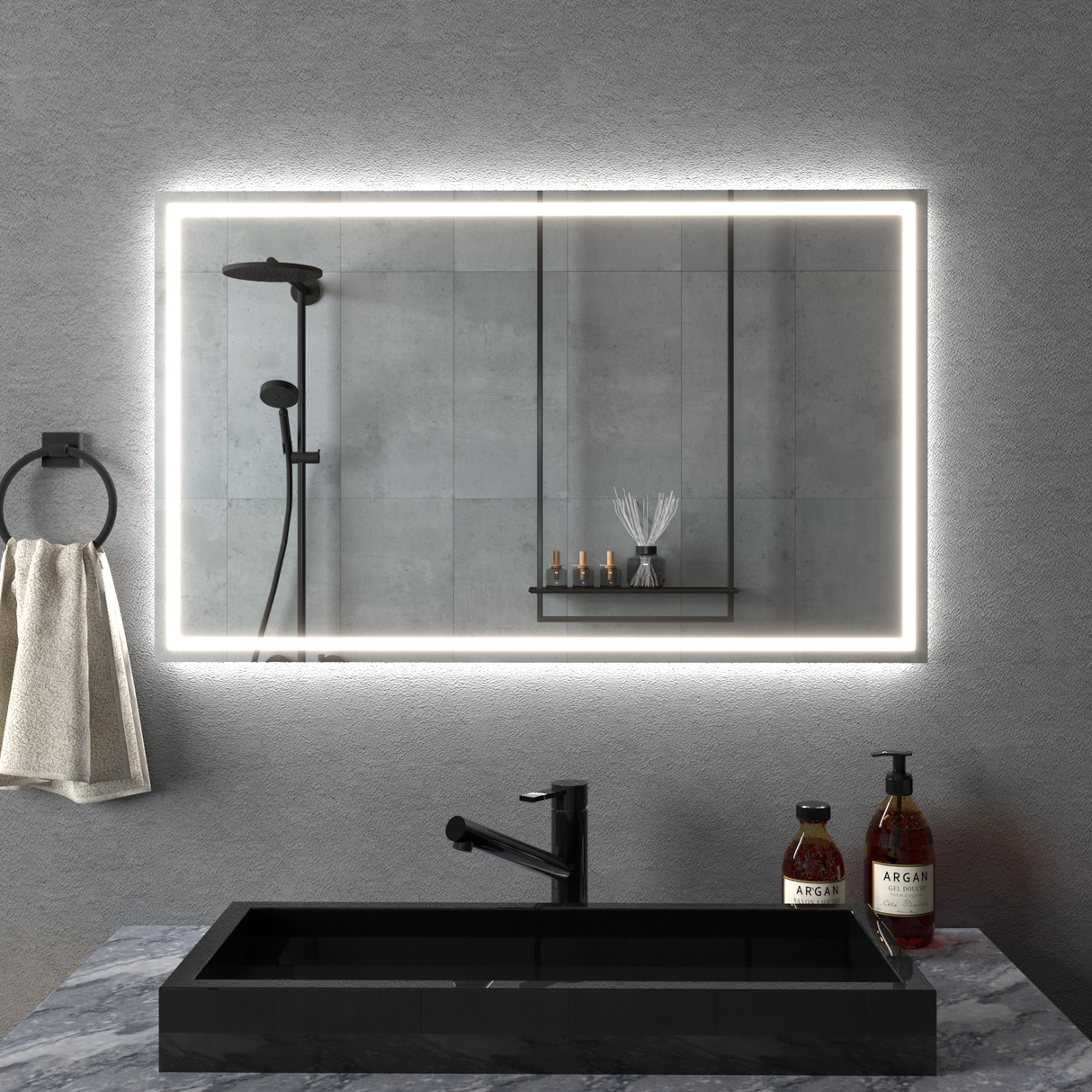 Oglindă dreptunghiulară Z014