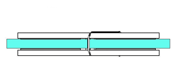 Balama SLIM glass-glass 180° VER-S-BJ-180-B