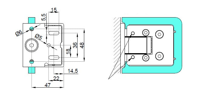 Balama SLIM cabină de duș SWING 90° VER-S-BJ-90-B