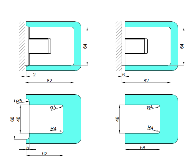 Balama SLIM cabină de duș SWING 90° VER-S-BJ-90-B
